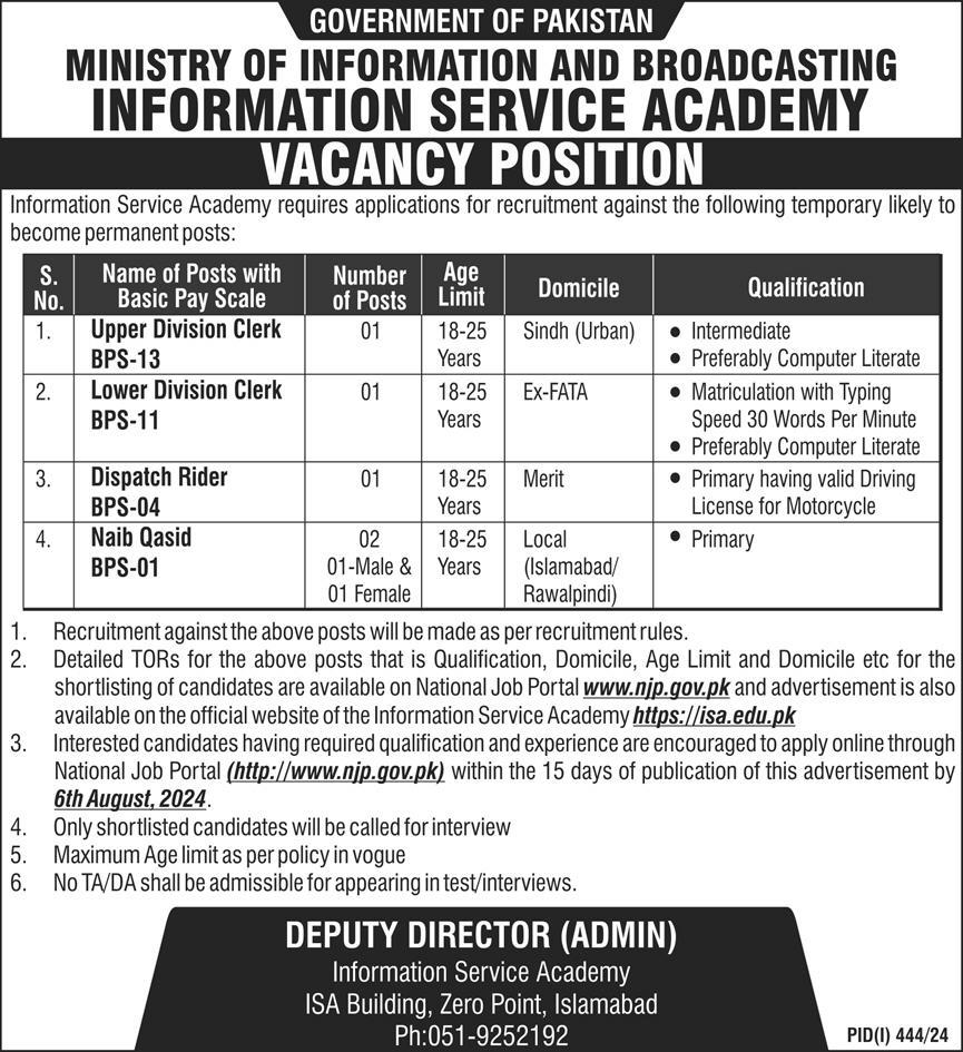 Latest Jobs in Ministry of Information and Broadcasting for 2024: Apply Online Now! Latest Jobs in Ministry of Information and Broadcasting for 2024: Apply Online Now!,latest,jobssai.com,2024,2024 latest job